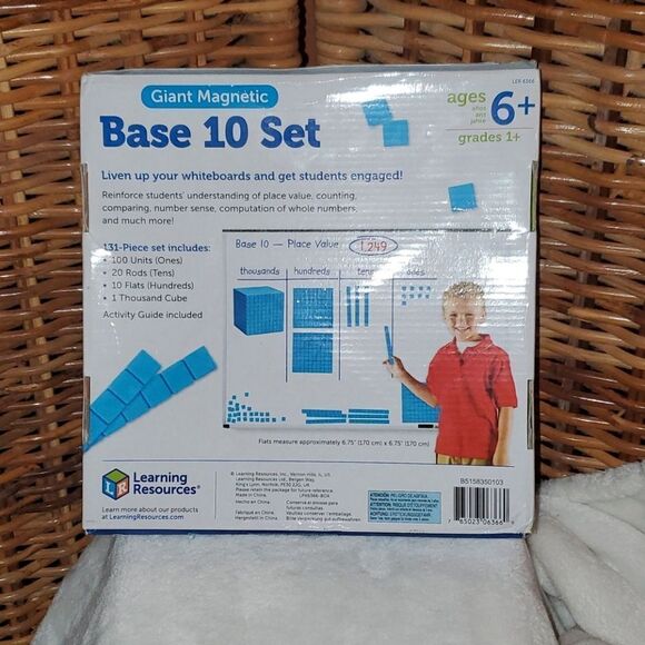 Giant Magnetic Base 10 Set Homeschool - Picture 2 of 4